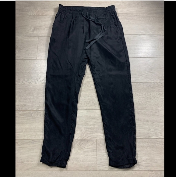 NOA NOA Black High Rise Cuffed Hem Trouser Pants - Picture 3 of 12